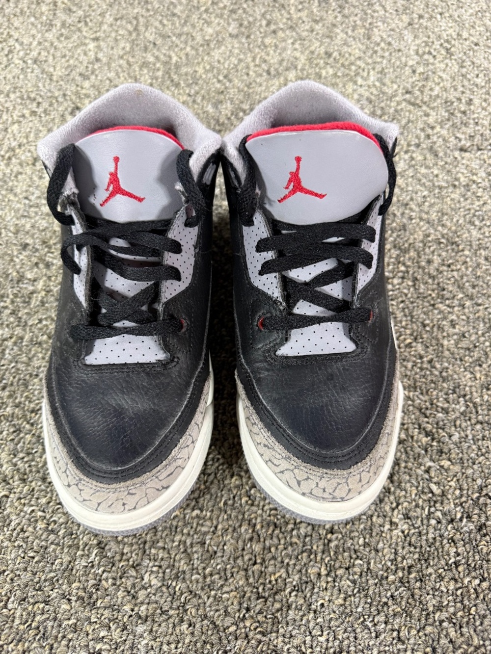 Nike Air Jordan 3 Retro OG (PS) "Black Cement"